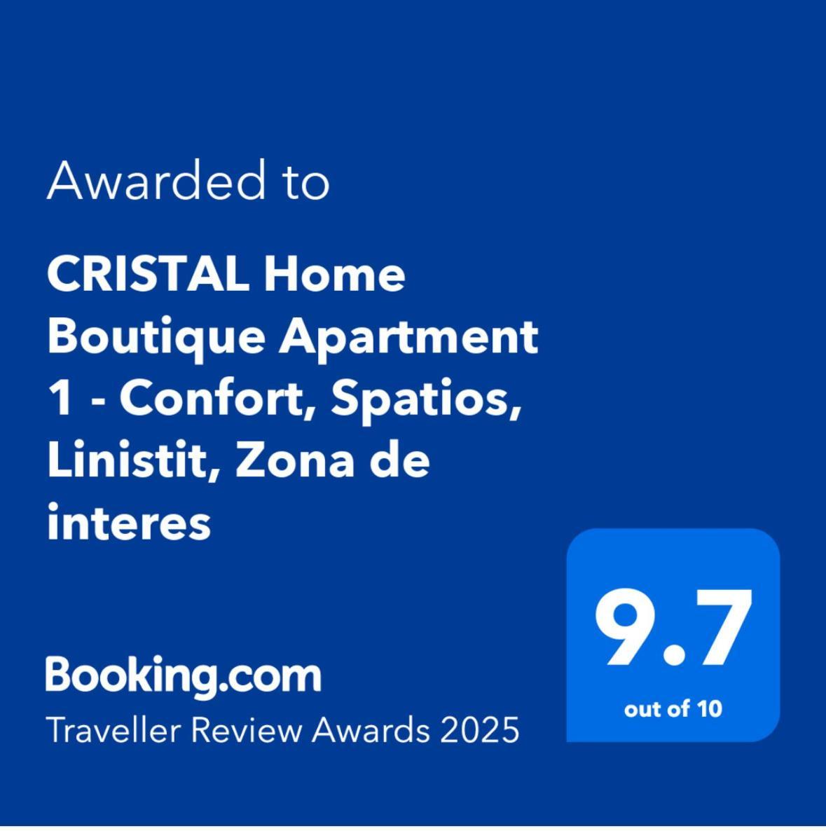 Cristal Boutique 1 - Confort, Spatios, Linistit, Zona De Interes Apartment *
